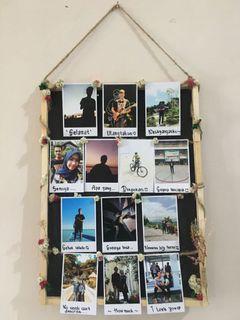Kado Ultah, Wisuda, Anniversary Polaroid in Frame