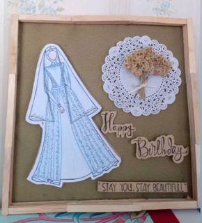 Kado Ultah, Wisuda, Anniversary Design in Frame