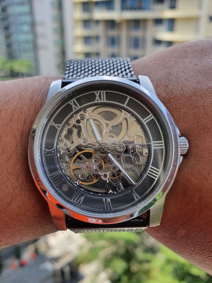 Kenneth Cole New York Series Automatic Skeleton Mens Watch