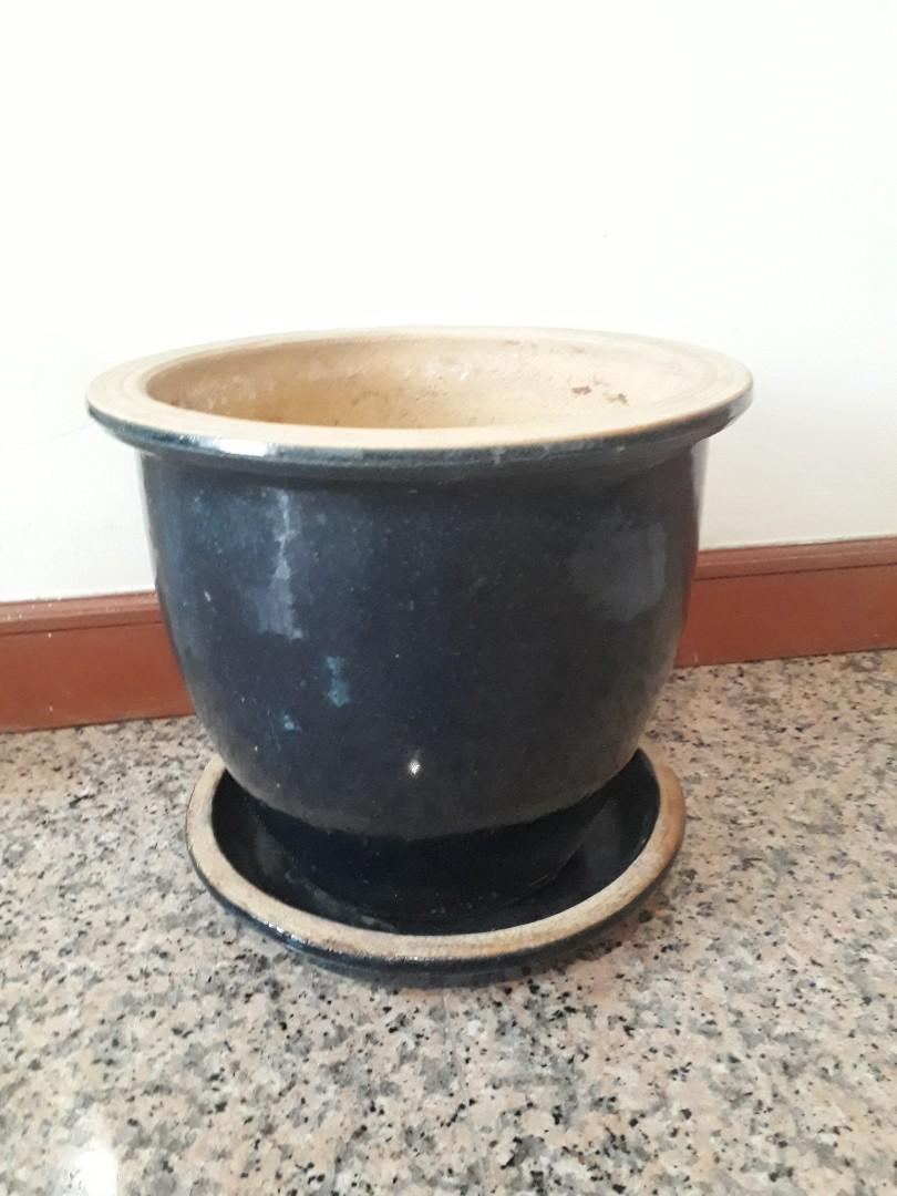 Large Ceramic Plant Pots Gardening Pots Planters On Carousell