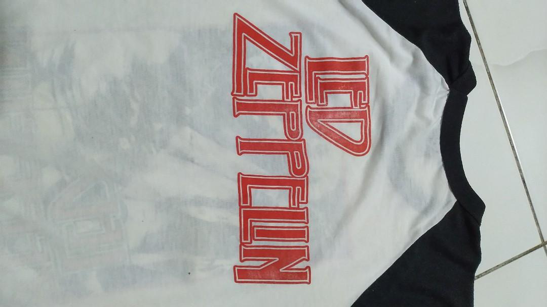 Led Zeppelin 3q raglan, Men's Fashion, Tops & Sets, Tshirts & Polo ...