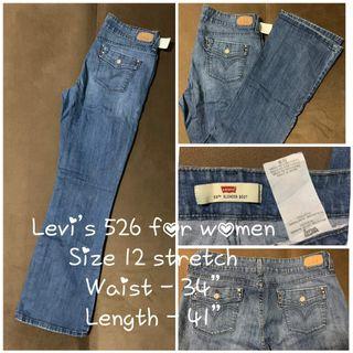 levi's 526 women's jeans