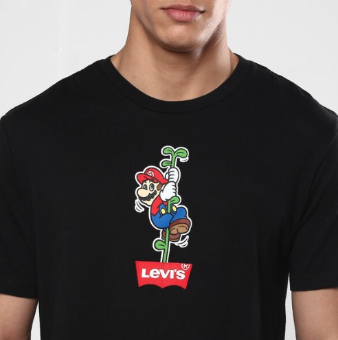 Levi's super mario t shirt sale