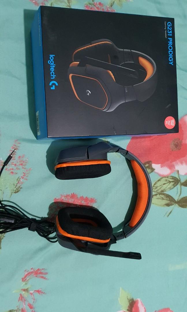 Logitech G231 Prodigy Gaming Headset Video Gaming Gaming Accessories On Carousell