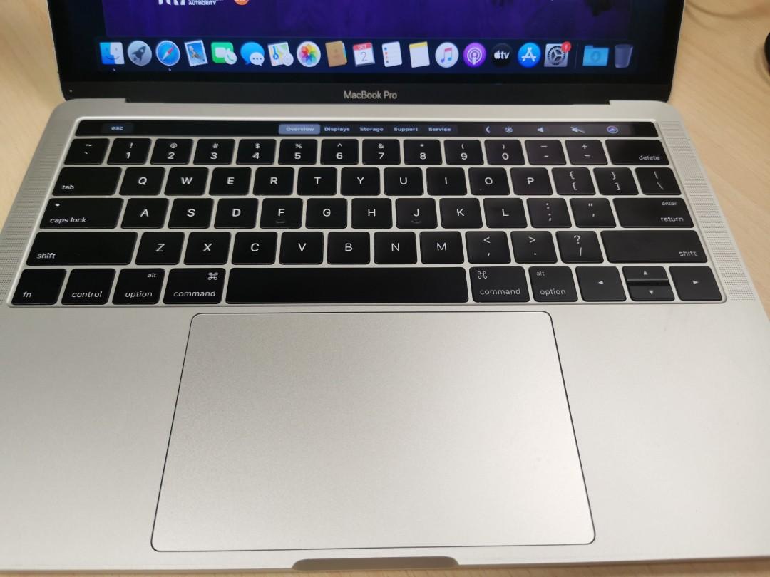 Macbook Pro A1706 Silver 256 Ssd I5 6267u Touchbar Electronics Computers Laptops On Carousell