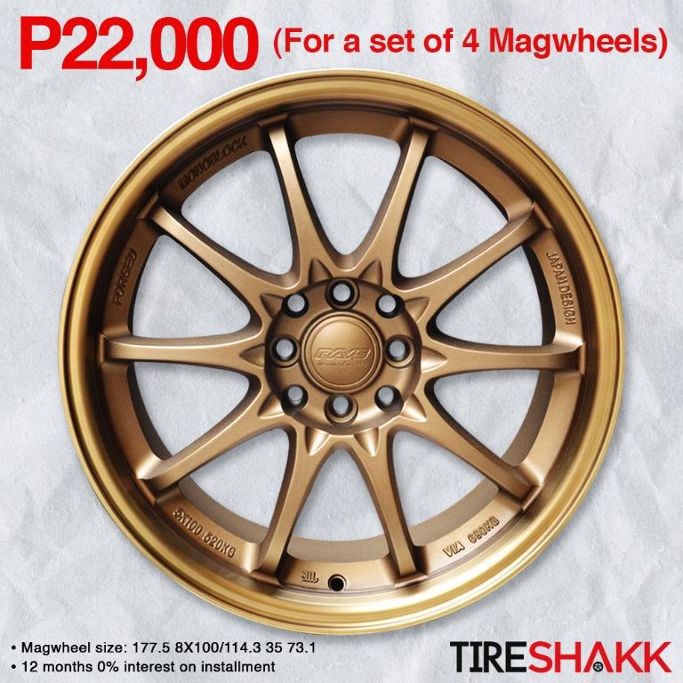 MAGS BEST FIT FOR HYUNDAI ACCENT 177.5 8x100/114.3 35 73.1, Car Parts