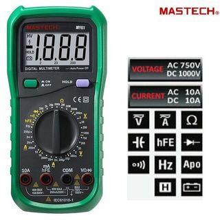 Mastech Digital Frequency AC DC Voltage Ammeter Voltmeter Ohmmeter Multi Meter Tester Multimeter LCR Multitester