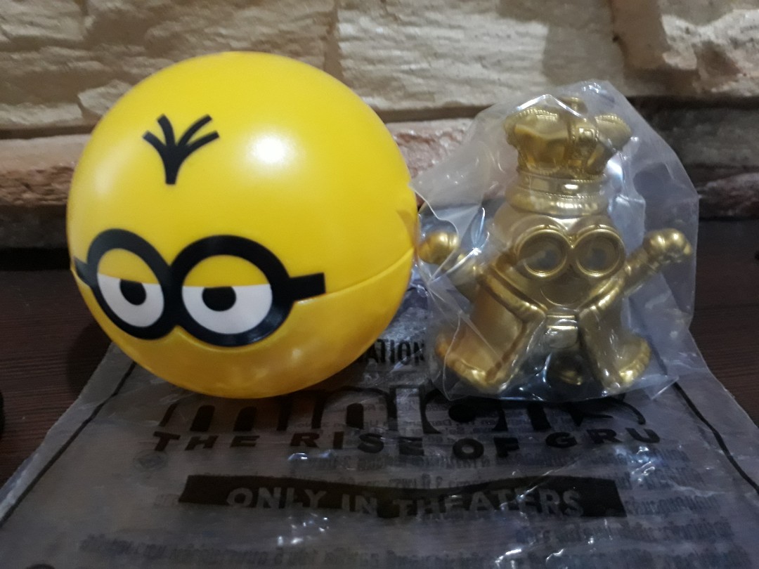 gold minion from mcdonald's