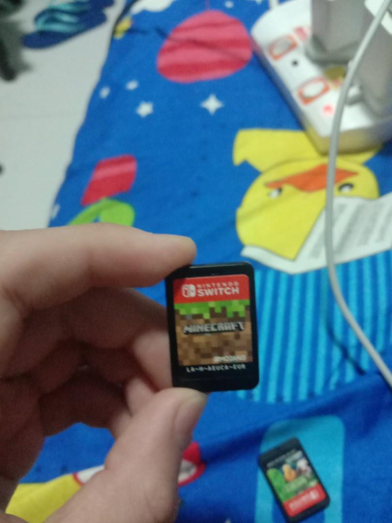 Minecraft nintendo switch card deals