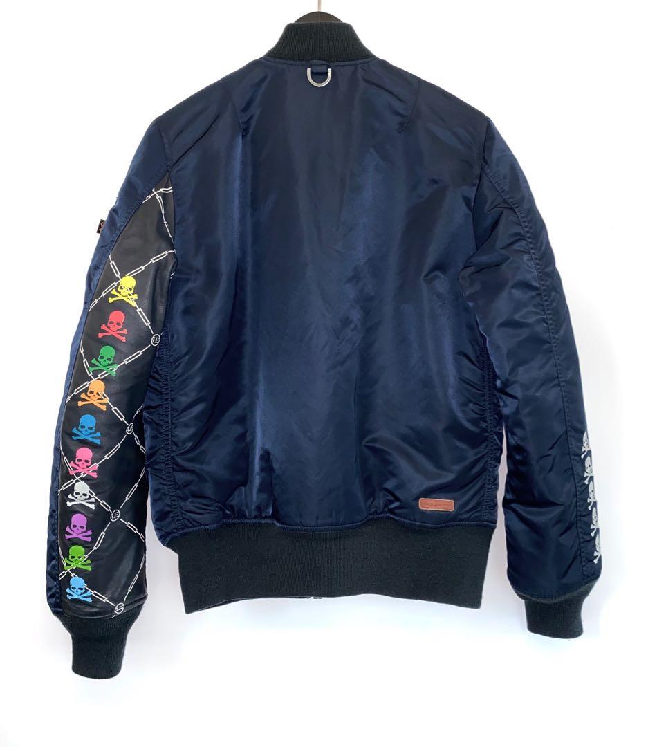 Mastermind Japan MMJ x UE Navy x Alpha Industry Ma-1 Bomber Jacket