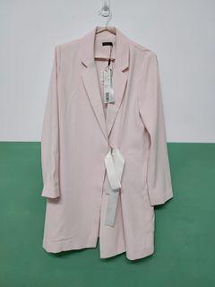 【MOMA】粉色綁帶西裝外套 原價2280特價1500 ✨降價680元（全新品/標籤未剪L