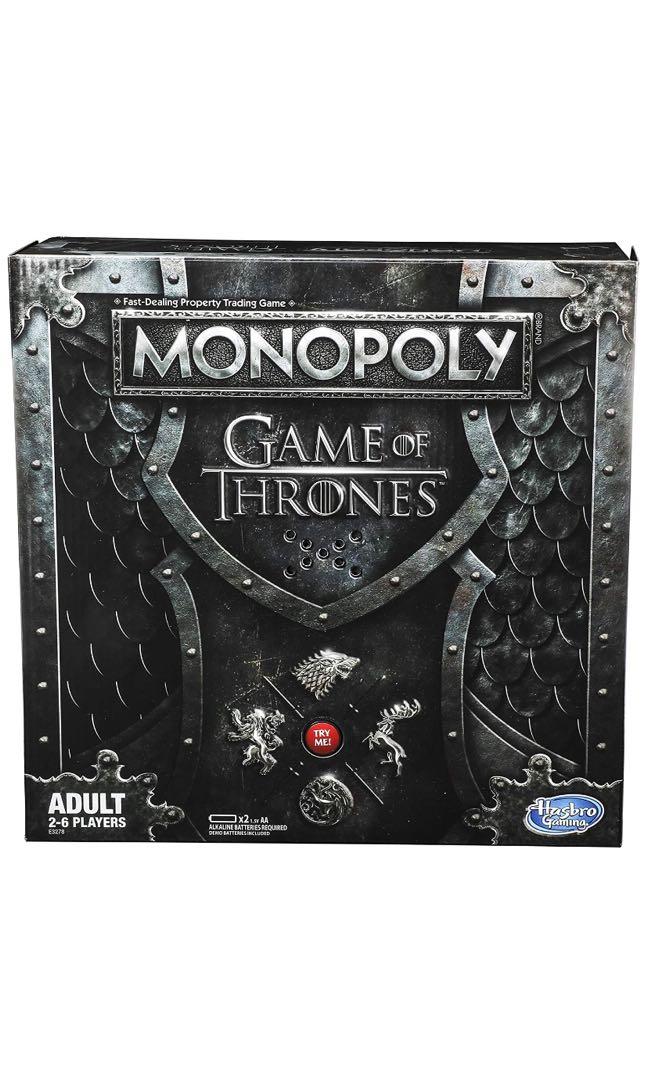 Monopoly 大富翁game Of Thrones 冰與火之歌 權力遊戲 興趣及遊戲 玩具 遊戲類 Carousell