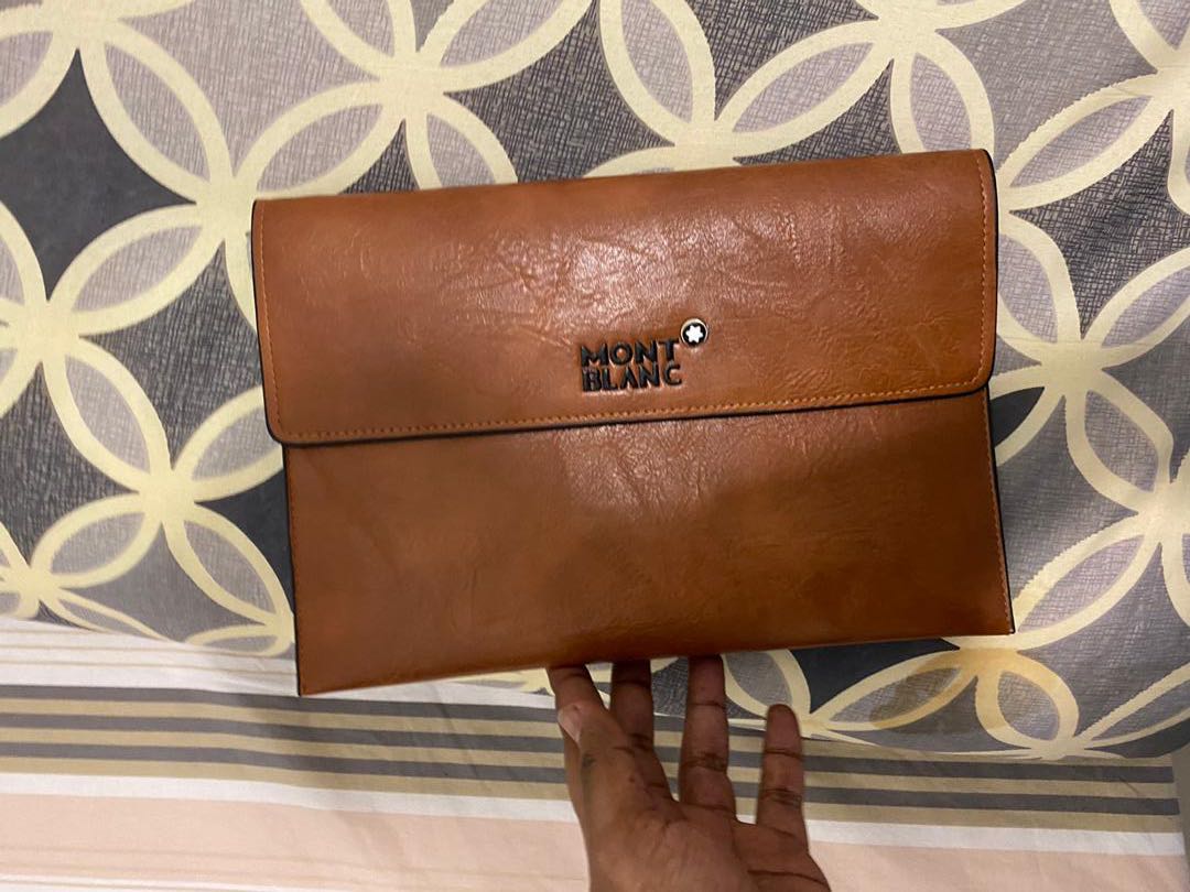 Montblanc Men's Hand Clutch Bag, Luxury, Bags & Wallets on Carousell