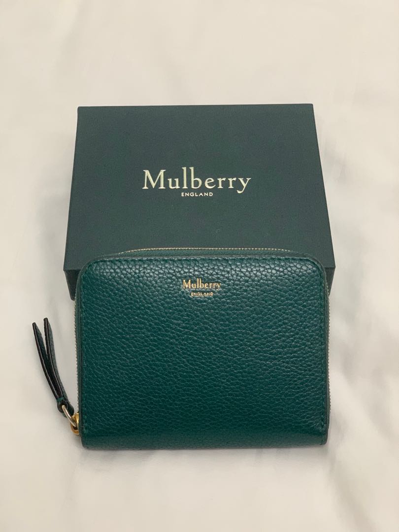 Mulberry Long Zip Around Leather Continental Wallet In Titanium Blue |  ModeSens