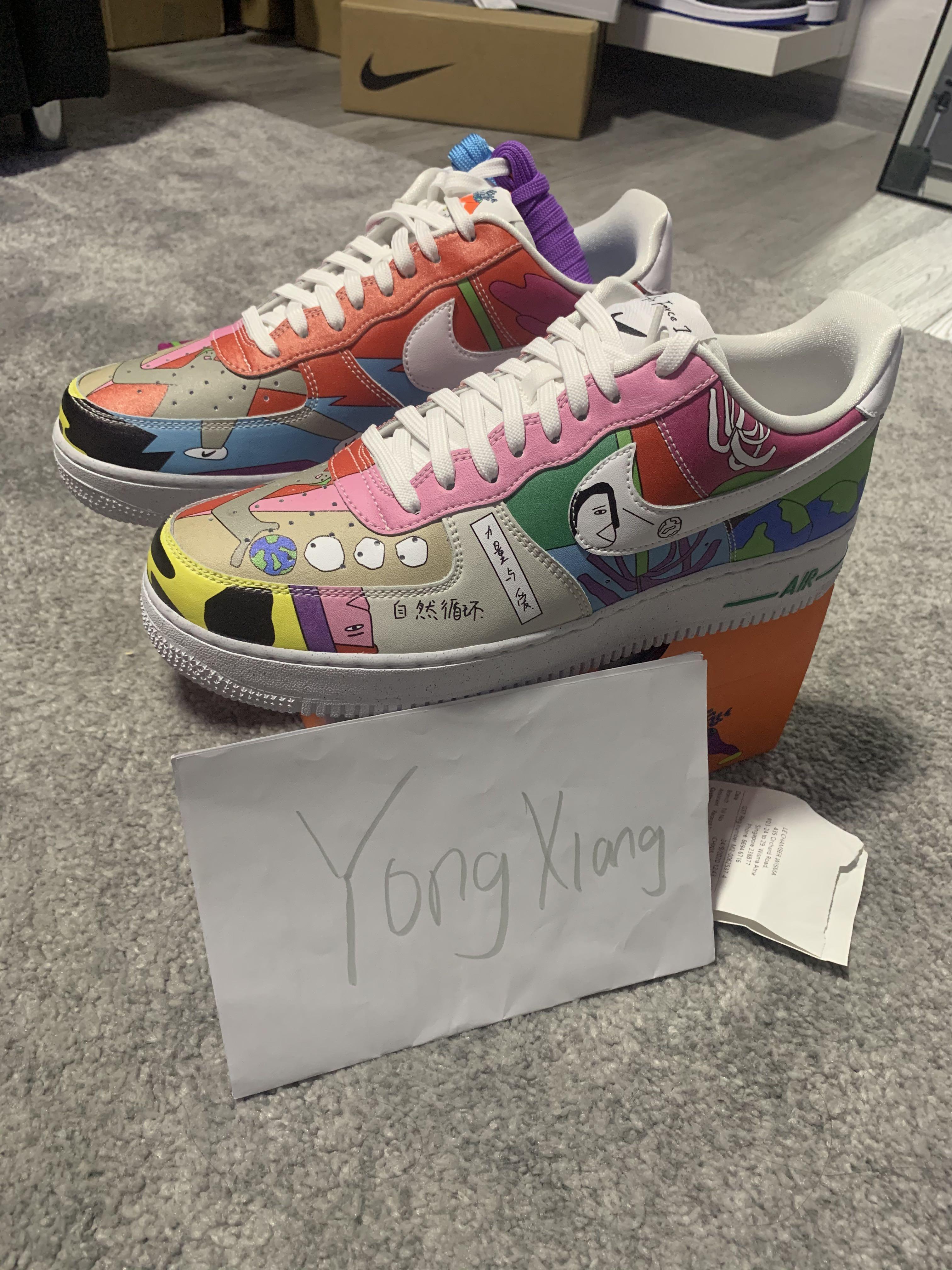 ruohan wang af1 on feet