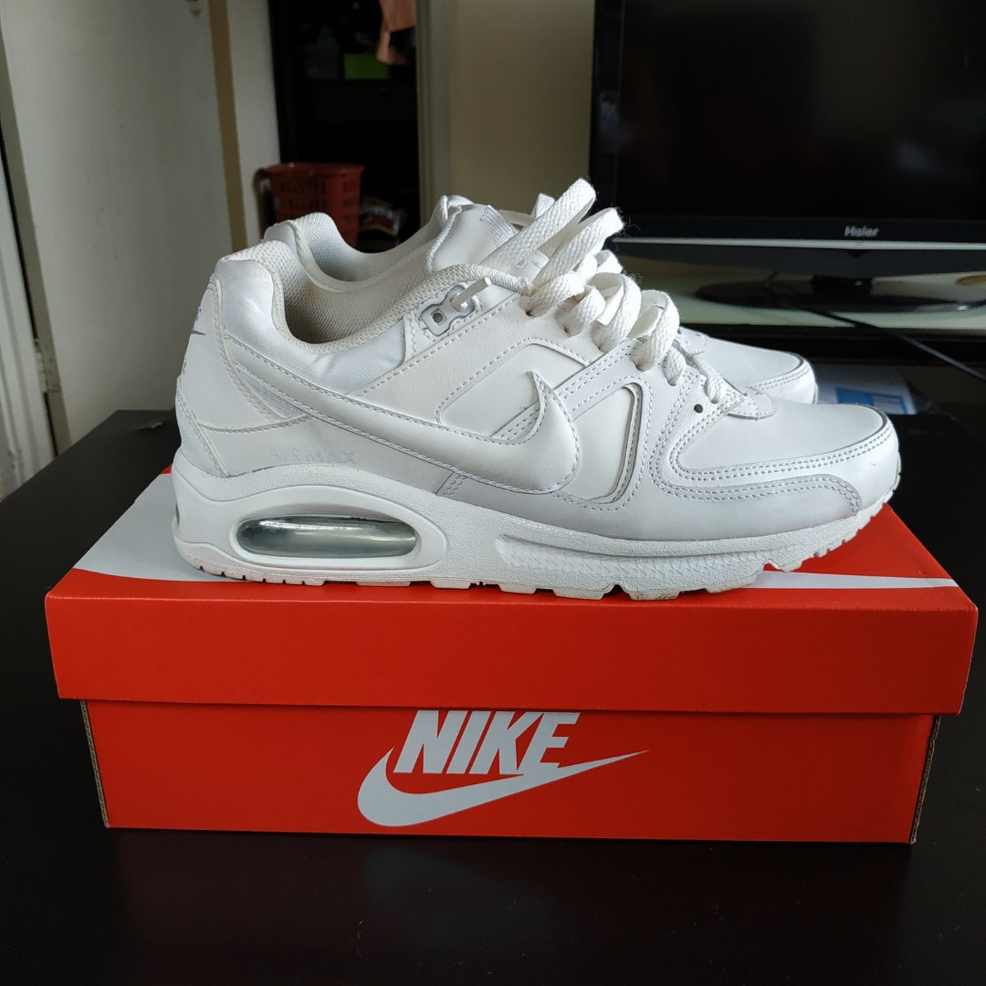 Alabama Stevenson wolf Nike Air Max Command Leather Triple White, Men's Fashion, Footwear,  Sneakers on Carousell