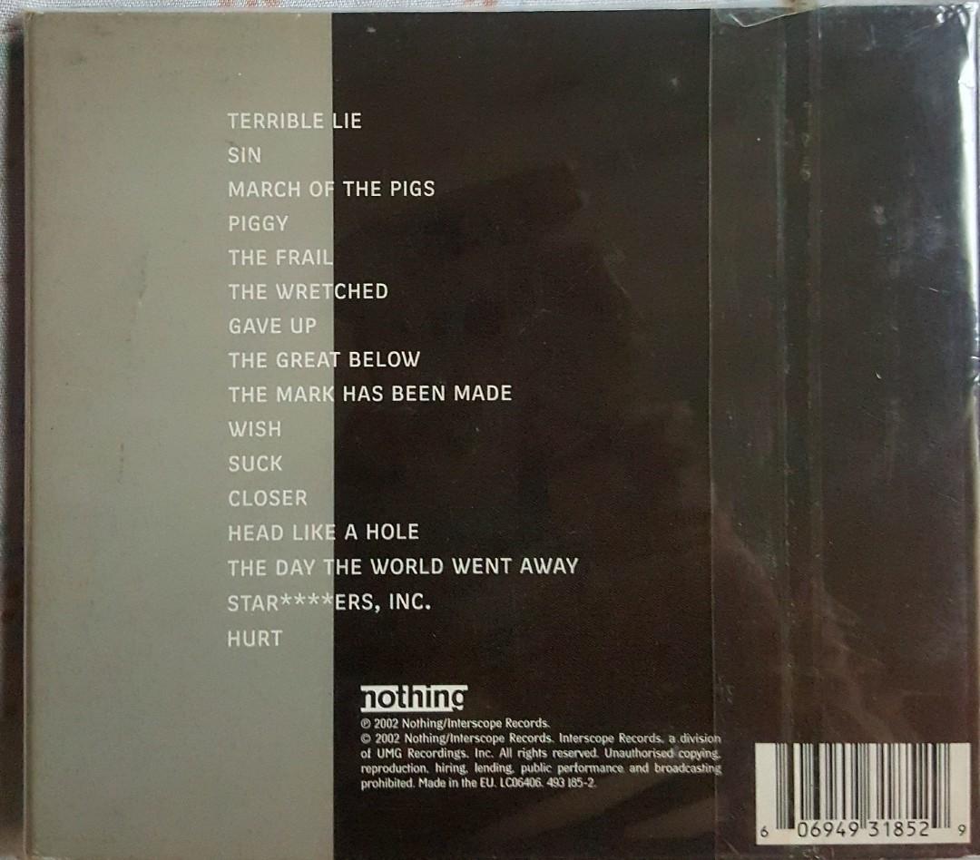 Nine Inch Nails - And All That Could Have Been (Category: CDs & DVDs) located in Cebu City. Submitted by g_roshamboo (Listing ID 1038952016, Image 2). Description: live album cd.