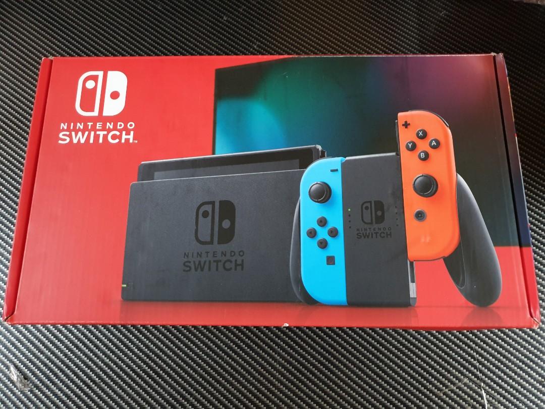 nintendo switch neon blue