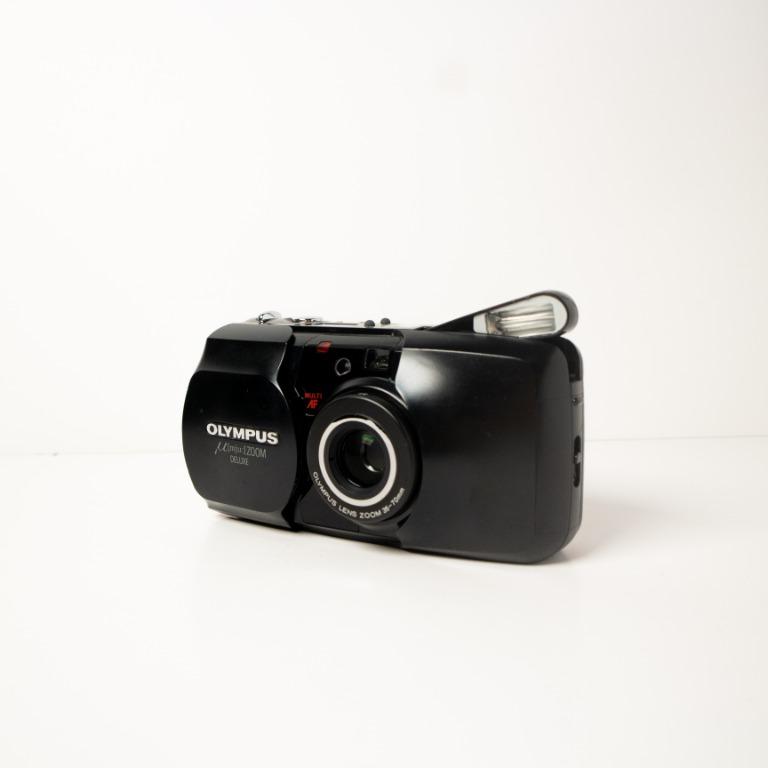 Olympus μ mju zoom deluxe 菲林相機, 攝影器材, 相機- Carousell