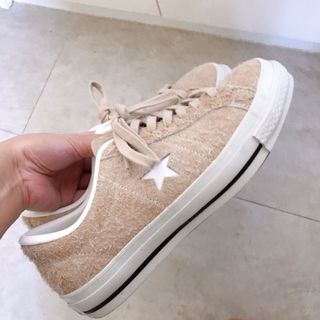 One star J  suede 奶茶色麖皮 made in japan converse629748216711711120