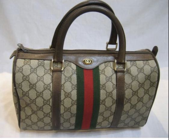 Vintage Gucci Sherry Line Boston Bag