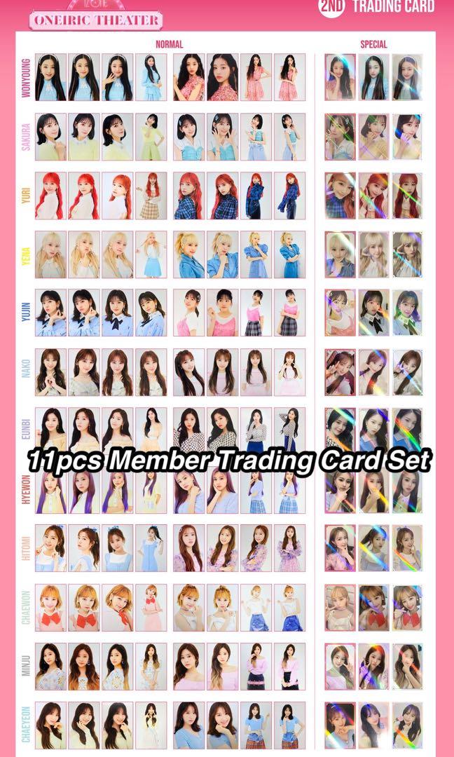 PO] IZ*ONE ONEIRIC THEATRE 11pcs Member Trading Photocard