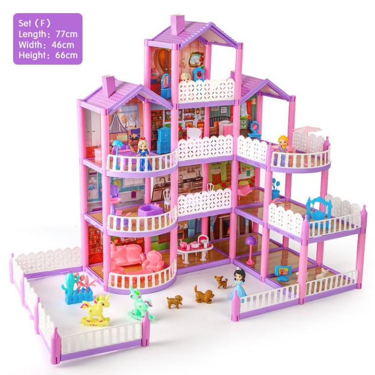 castle barbie house