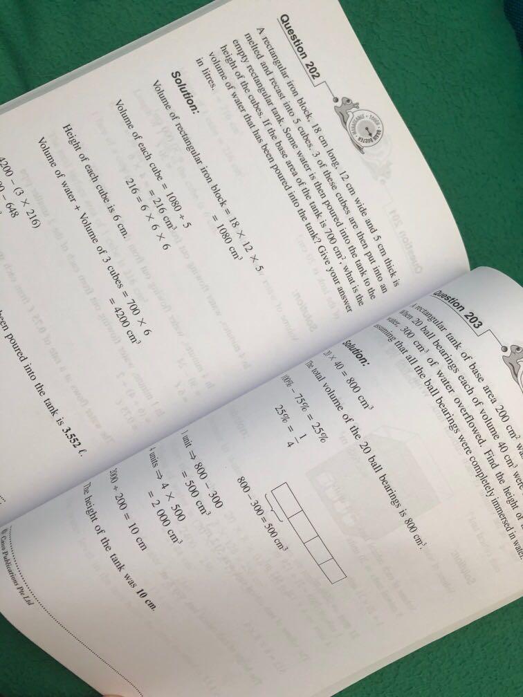 Scary Psle Math Problem Sum Question Psle Mathematics Problem Sums - Solutions and Strategies, Hobbies ...