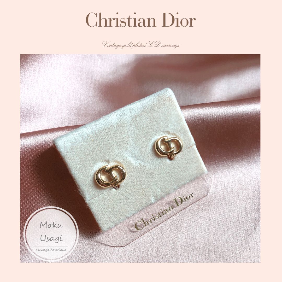 ❣️SA新品同樣❣️ ✨ Christian Dior vintage Gold plated CD logo