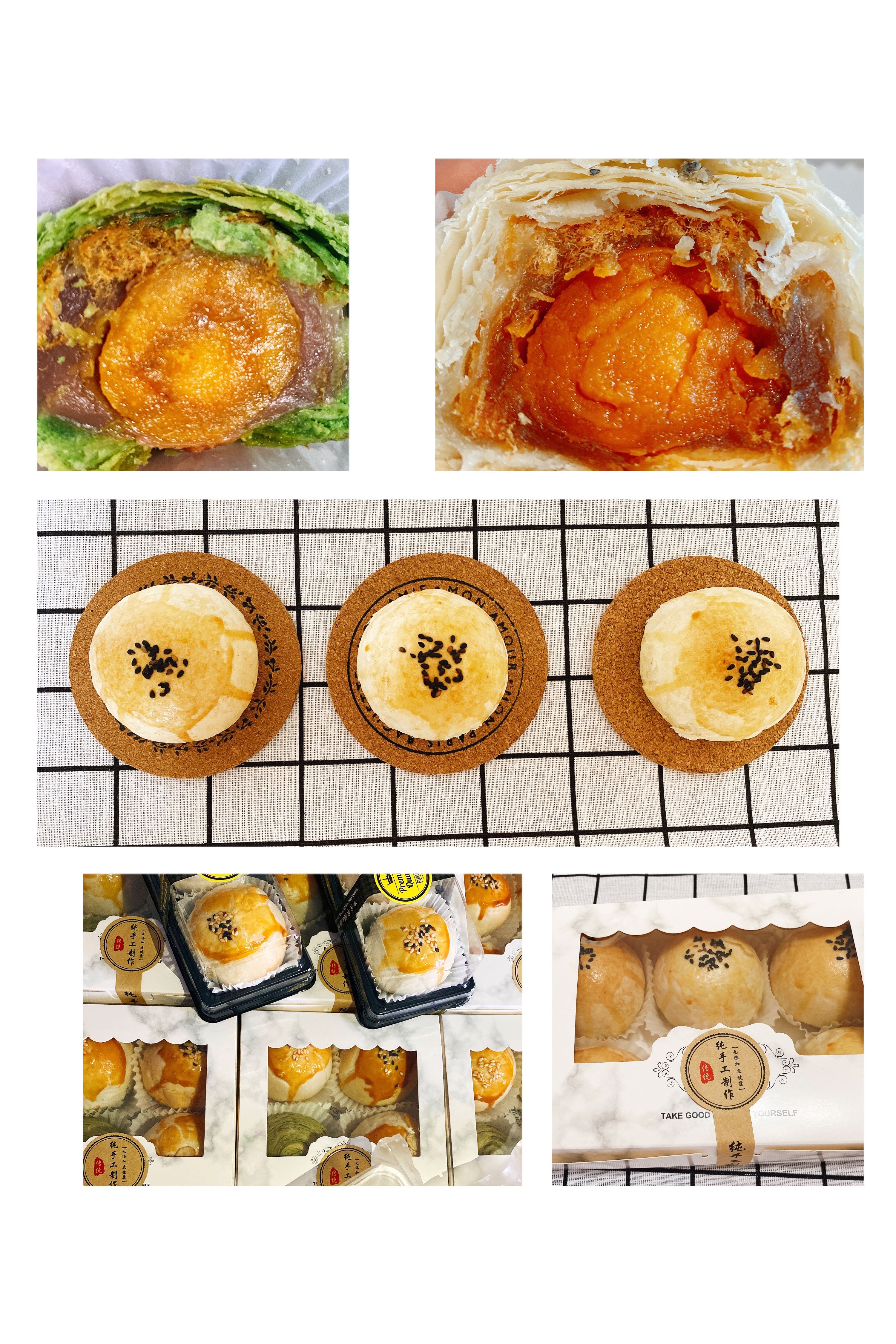 salted egg pastry, Food & Drinks, Baked Goods on Carousell
