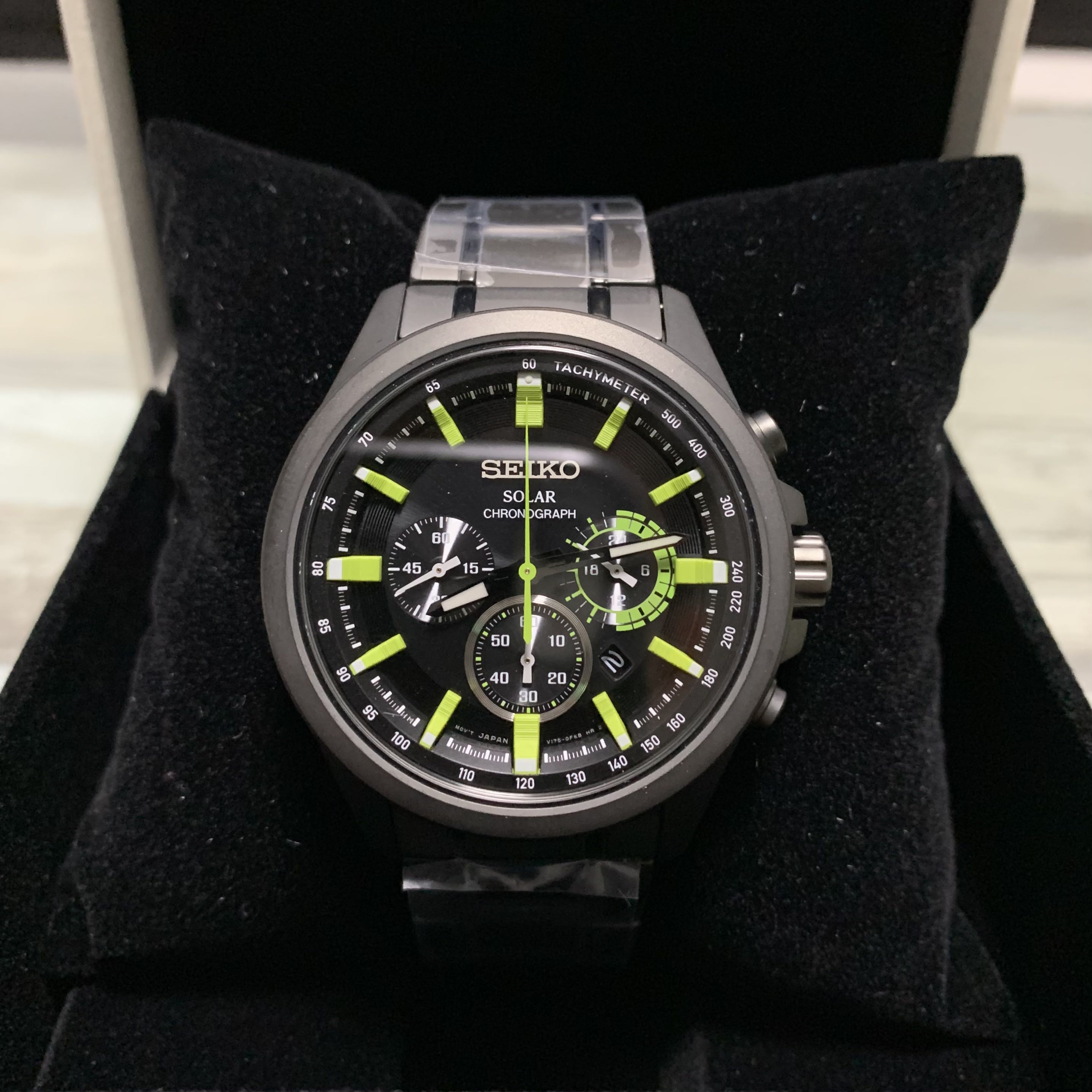 SEIKO Criteria Solar Chronograph SSC689P1 Limited Edition