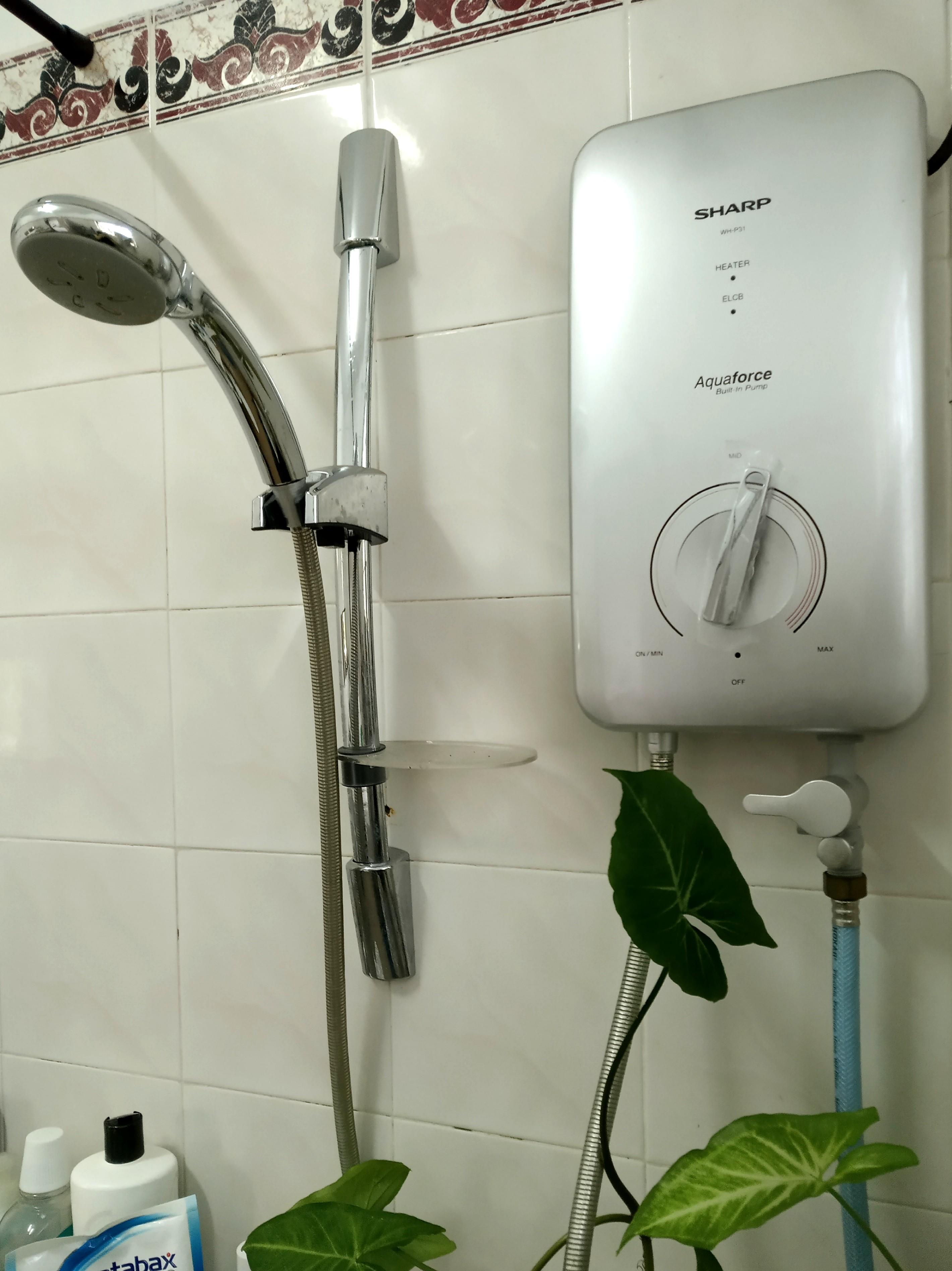 Sharp Water Heater with pump, TV u0026 Home Appliances, Kitchen Appliances,  Kettles u0026 Airpots on Carousell