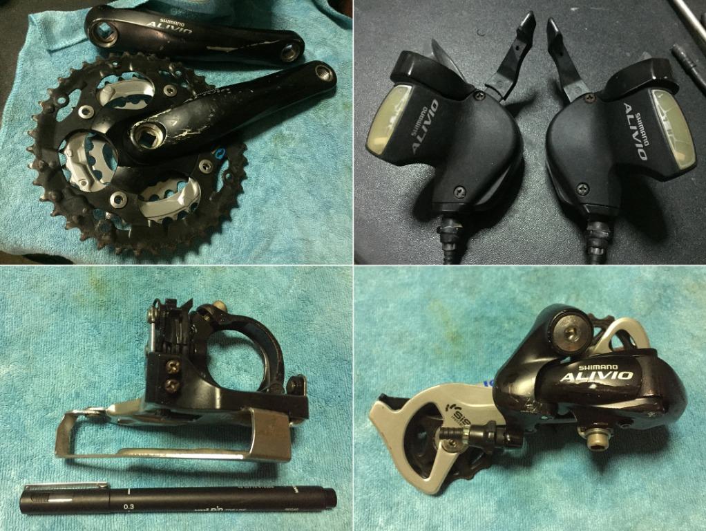 shimano alivio group set