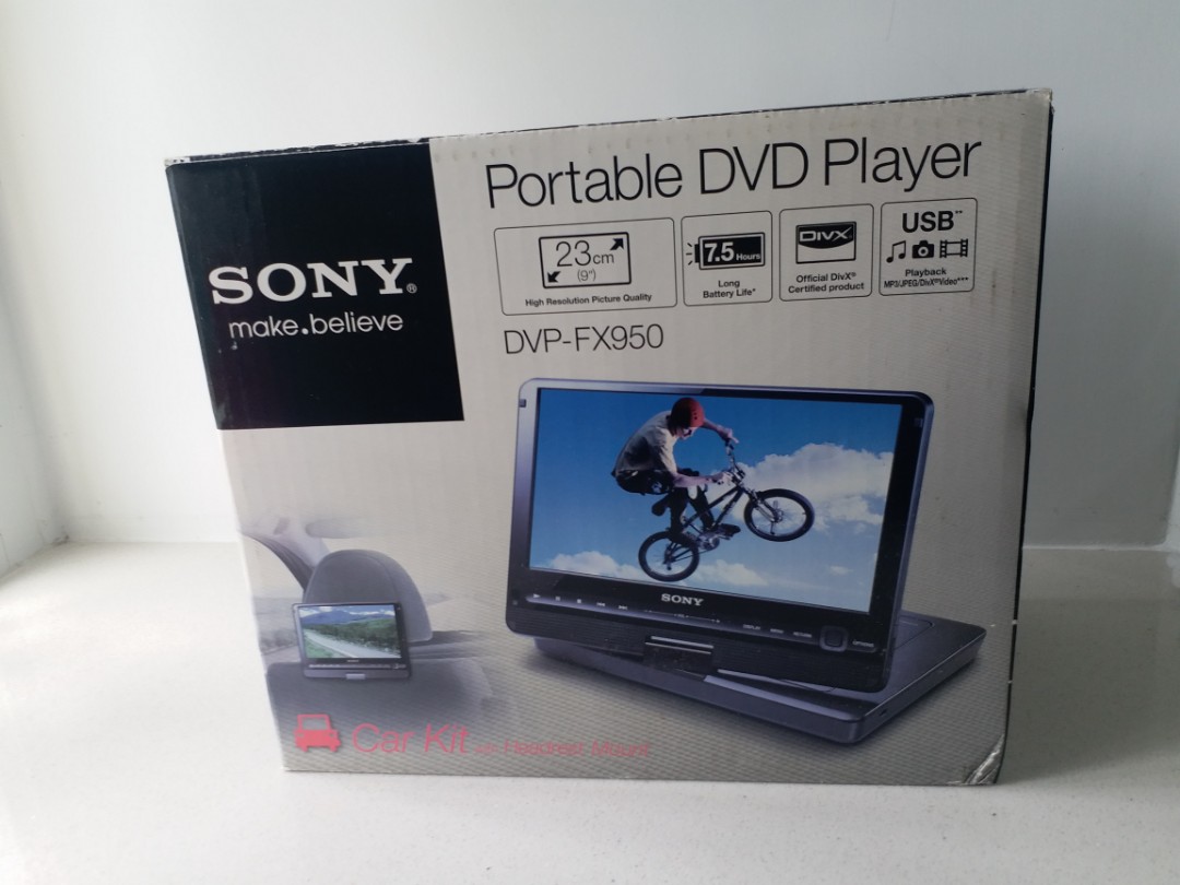 Sony Portable DVD Player 手提DVD機 DVPFX950, 家庭電器, 電視 & 其他娛樂, 藍光及播放器
