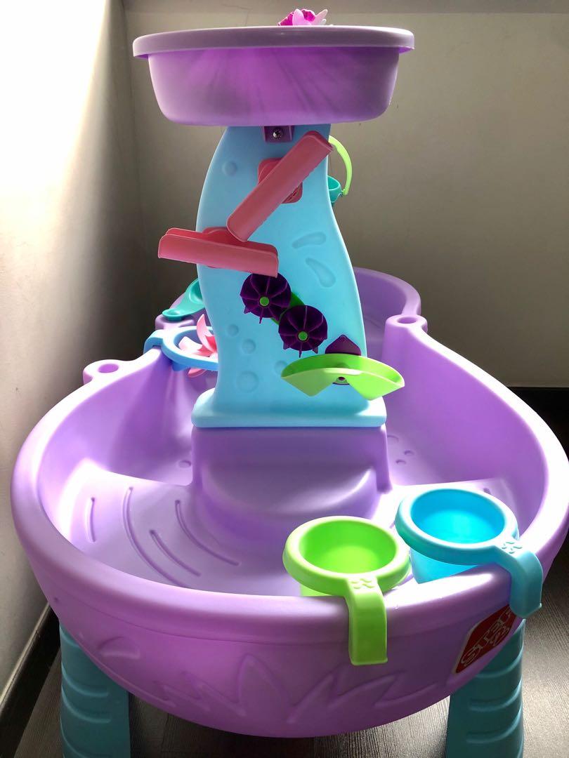 Step2 Rain Showers & Unicorns Water Table Kids Water Play Table