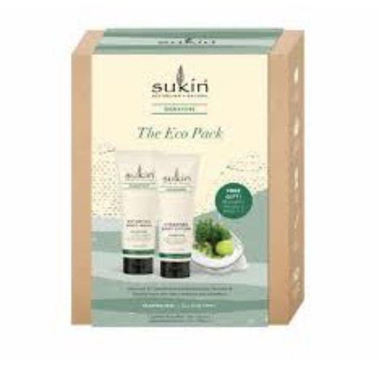 Sukin Natural With Set The Eco Pack Gift Set, Health & Nutrition