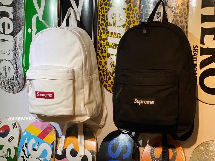 Supreme Canvas Backpack, 名牌, 手袋及銀包- Carousell