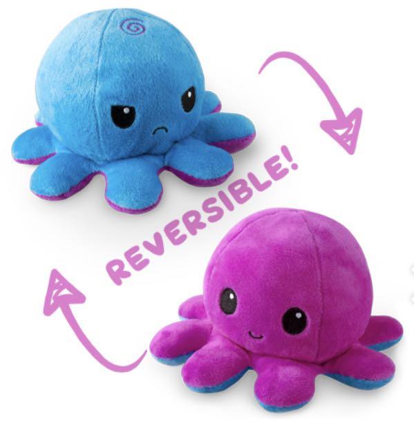 reversible plush turtle