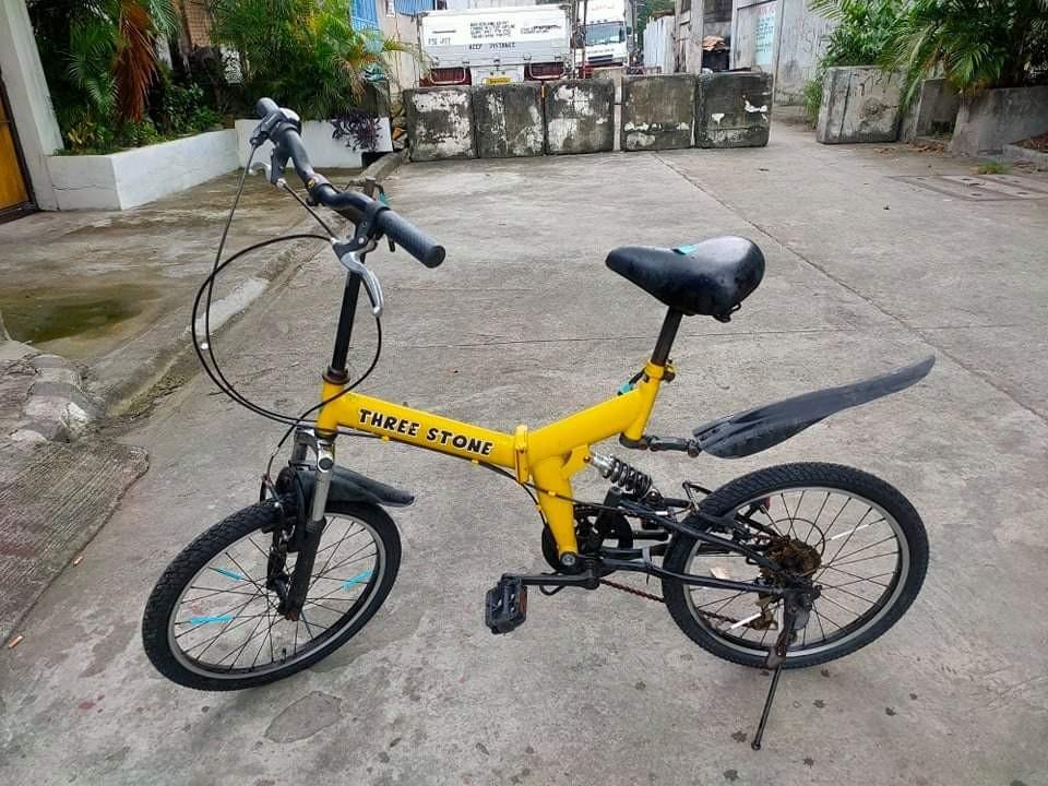 Three stone sale folding bike