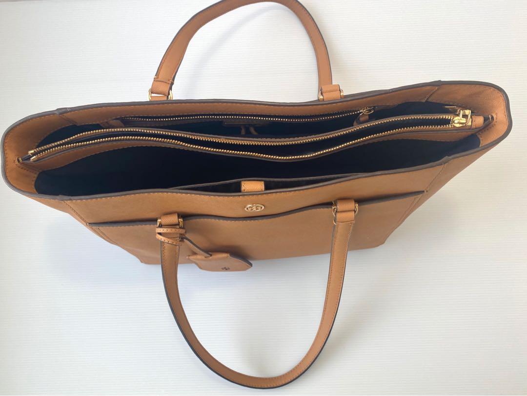 tory burch robinson smooth tote bag