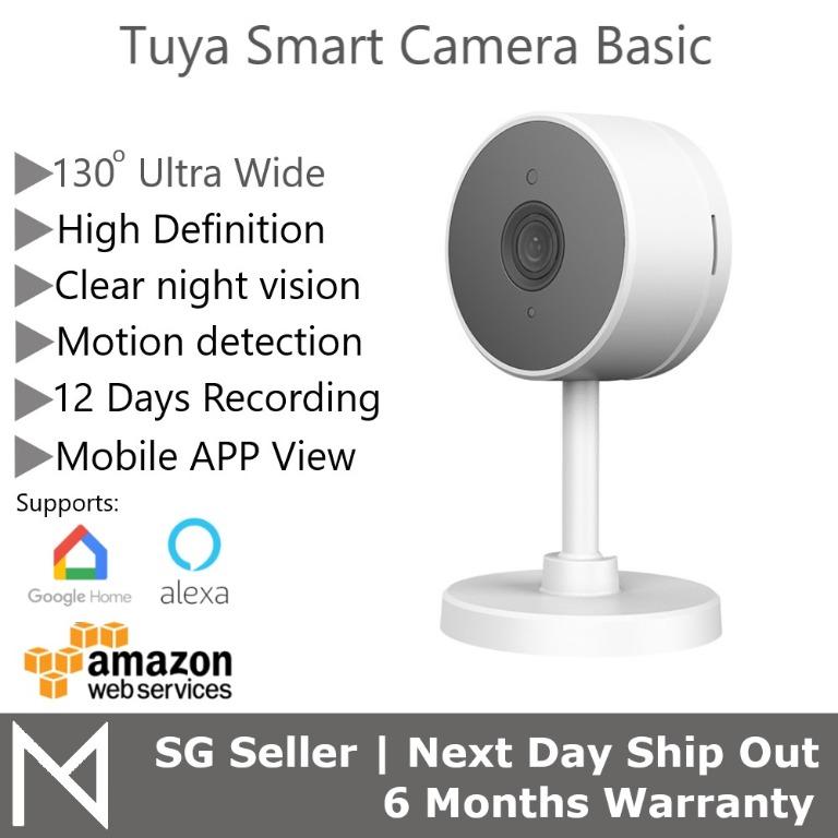Tuya Smart Home Security Camera Basic 1080p Super Wide Angle View Electronics Others On Carousell