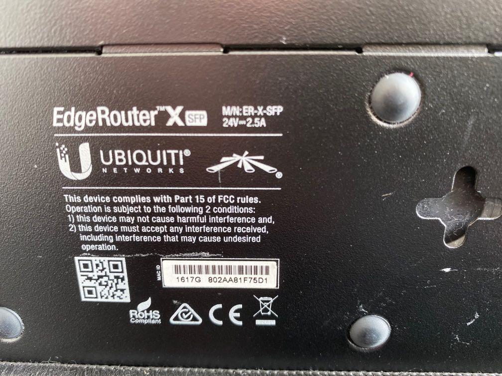 Ubiquiti EdgeRouter X SFP - ER-X-SFP, Computers & Tech, Others on Carousell