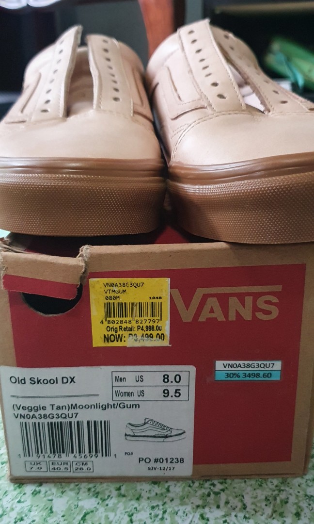vans old skool dx veggie tan