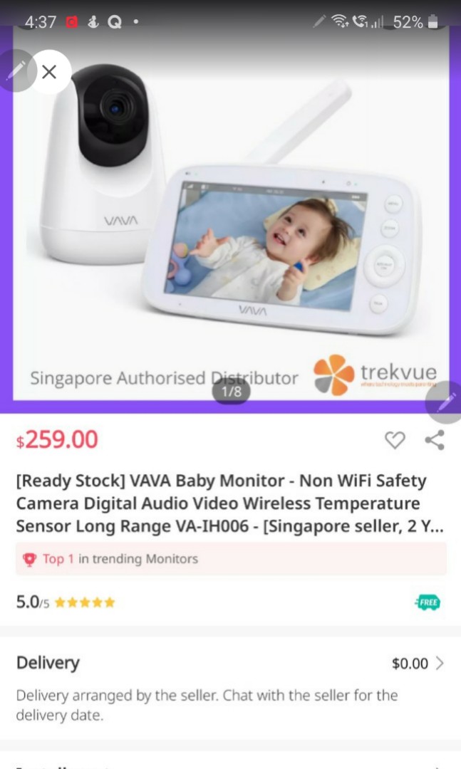 vava baby monitor australia