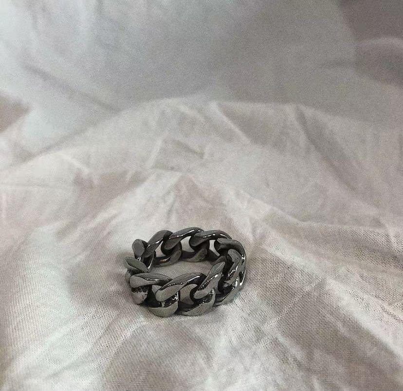 Vintage Minimal Chain Men Ring Men S Fashion Accessories Others On Carousell