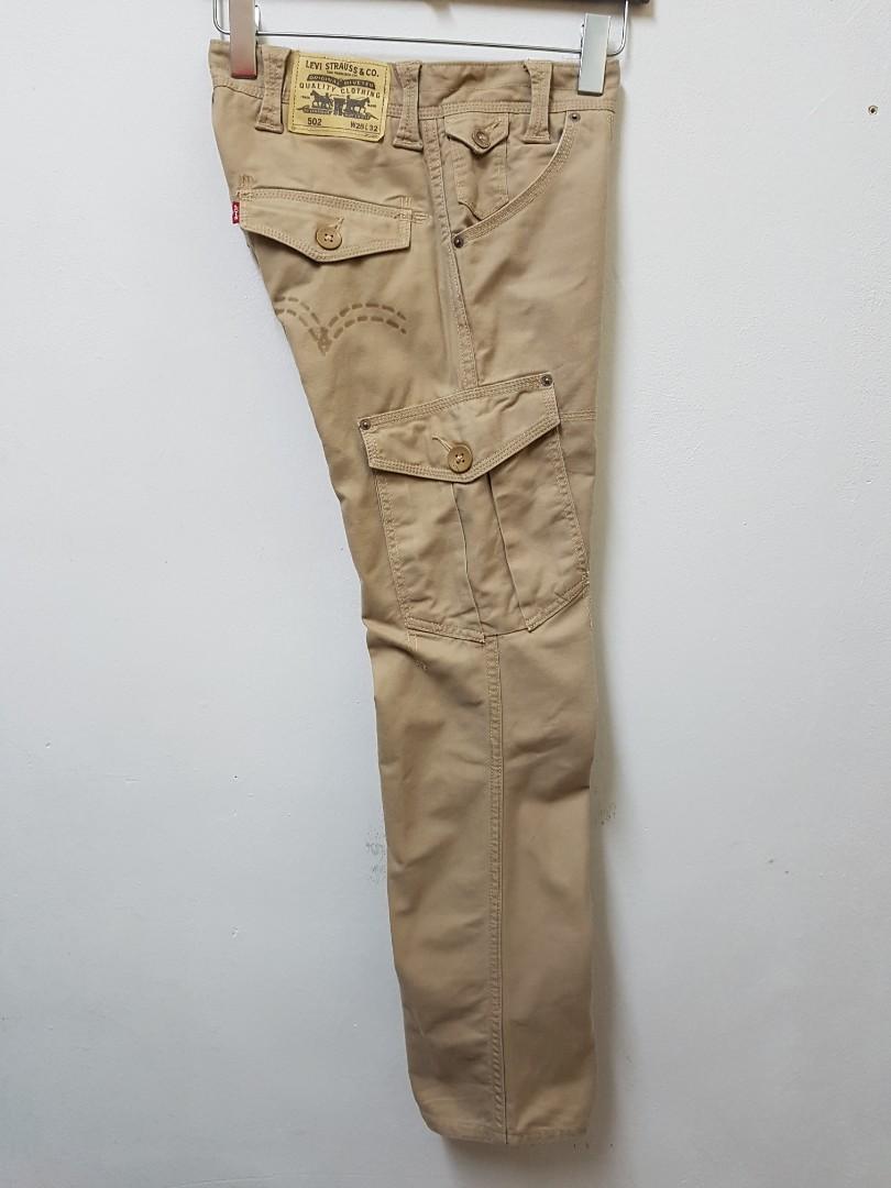 Levis X Justin Timberlake 502 Regular Tapered Fit Pants  Golden Canvas  Beige  Levis India