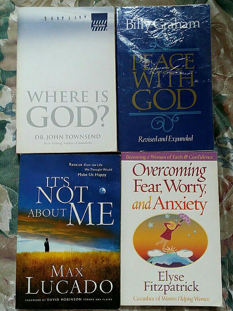 Jan2021 20 Max Lucado John Matthew Simon Peter Discovery Deliverance From Fear Promise Book Two Shall Become One Holy Spirit Books Stationery Non Fiction On Carousell