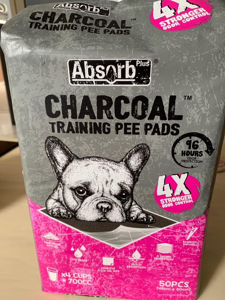 charcoal pee pad