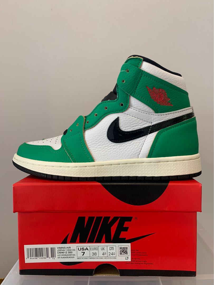 jordan 1 lucky green td