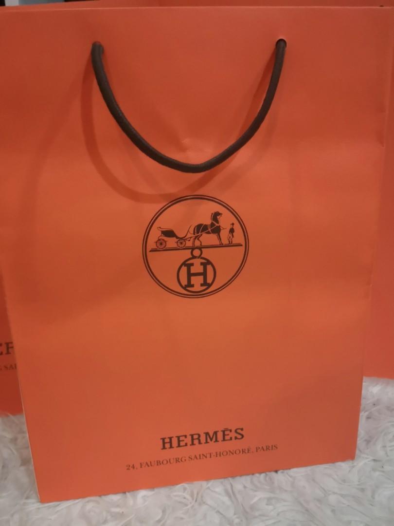 AUTHENTIC HERMES PAPER BAGS  Authentic hermes, Hermes, Paper bag